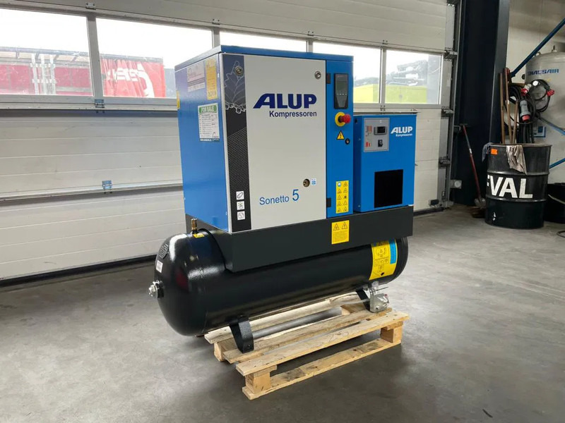 Alup Sonetto 5 + 200 Elektrische Schroefcompressor 4 kW 470 L / min 10 Bar met droger en ketel - ضاغط الهواء: صور 2 Alup Sonetto 5 + 200 Elektrische Schroefcompressor 4 kW 470 L / min 10 Bar met droger en ketel - ضاغط الهواء: صور 2
