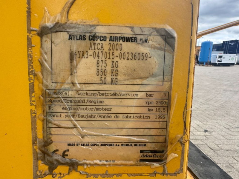 Atlas-Copco ATCA 2000 Deutz F2L 1011 Mobiele Diesel Schroefcompressor 18.5 kW 7 Bar - ضاغط الهواء: صور 3 Atlas-Copco ATCA 2000 Deutz F2L 1011 Mobiele Diesel Schroefcompressor 18.5 kW 7 Bar - ضاغط الهواء: صور 3