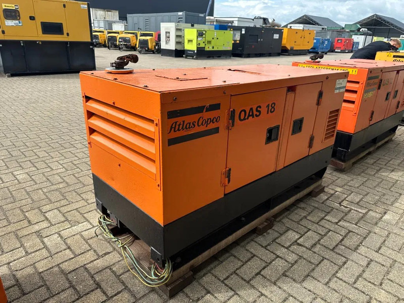 مجموعة المولدات Atlas-Copco QAS 18 Yanmar Mecc Alte Spa 18 kVA Silent generatorset: صور 15
