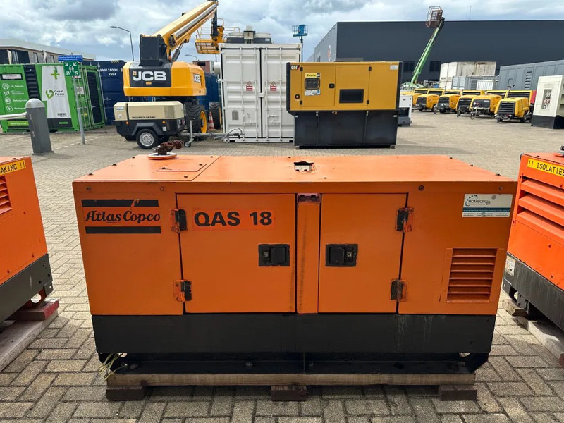 مجموعة المولدات Atlas-Copco QAS 18 Yanmar Mecc Alte Spa 18 kVA Silent generatorset: صور 13