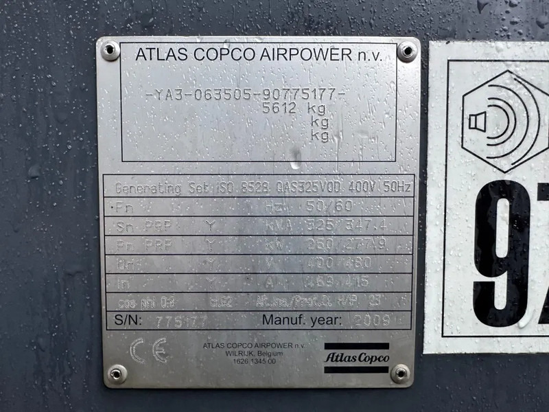 Atlas-Copco QAS 325 VOD Volvo Leroy Somer 325 kVA Silent Rental generatorset - مجموعة المولدات: صور 4 Atlas-Copco QAS 325 VOD Volvo Leroy Somer 325 kVA Silent Rental generatorset - مجموعة المولدات: صور 4
