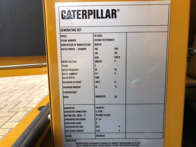 Caterpillar C7.1 150 kVA Supersilent generatorset - مجموعة المولدات: صور 4 Caterpillar C7.1 150 kVA Supersilent generatorset - مجموعة المولدات: صور 4