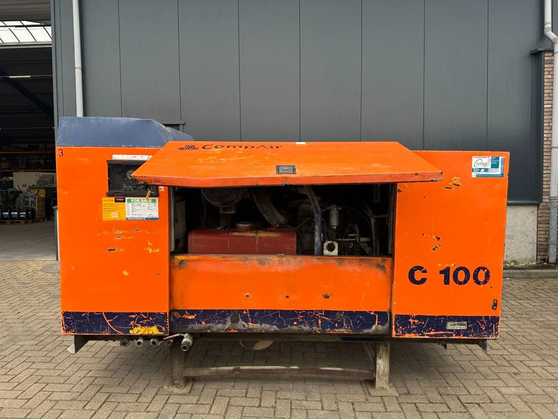 ضاغط الهواء Compair C100 Mercedes OM 364 A 10.5 m3 / min 77 kW 7 Bar Silent Diesel  Compressor: صور 12