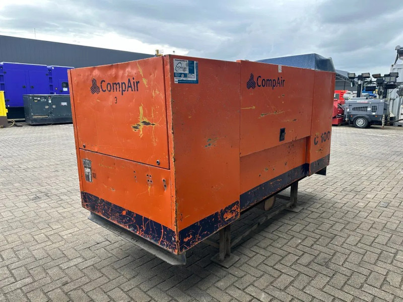 ضاغط الهواء Compair C100 Mercedes OM 364 A 10.5 m3 / min 77 kW 7 Bar Silent Diesel  Compressor: صور 6
