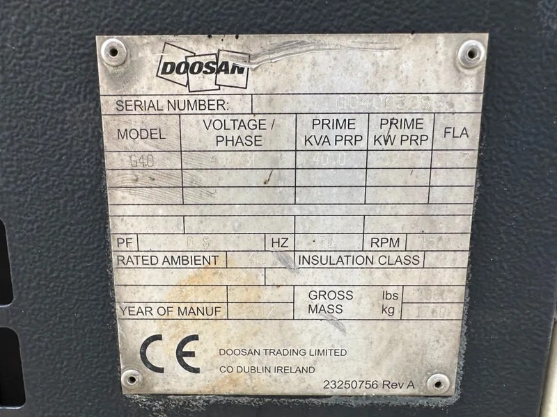 Doosan G40 Mitsubishi Leroy Somer 40 kVA Silent Rental generatorset - مجموعة المولدات: صور 2 Doosan G40 Mitsubishi Leroy Somer 40 kVA Silent Rental generatorset - مجموعة المولدات: صور 2