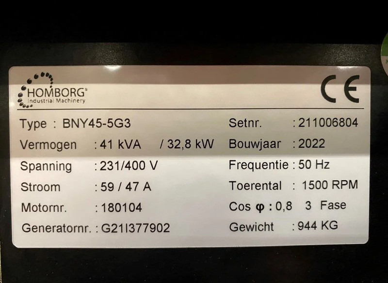 مجموعة المولدات جديد Himoinsa Yanmar Stamford 45 kVA Supersilent generatorset Nieuw !: صور 8