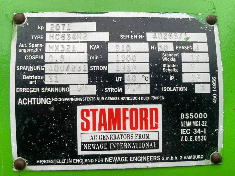 Jenbacher JW312 GSB Stamford 910 kVA gas generatorset - مجموعة المولدات: صور 5 Jenbacher JW312 GSB Stamford 910 kVA gas generatorset - مجموعة المولدات: صور 5