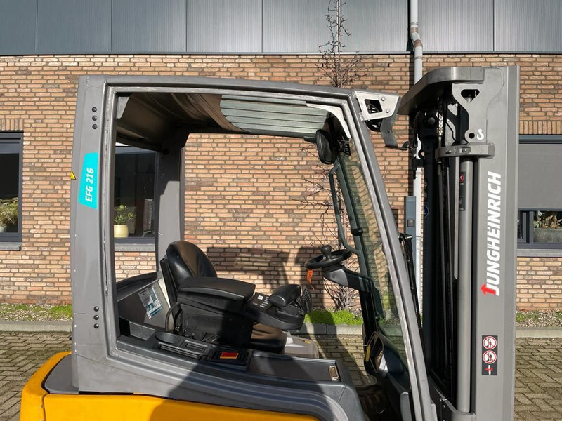 رافعة شوكية كهربائية Jungheinrich EFG 216 Elektra 1.6 ton Triplex Freelift Sideshift Elektra Heftruck: صور 20