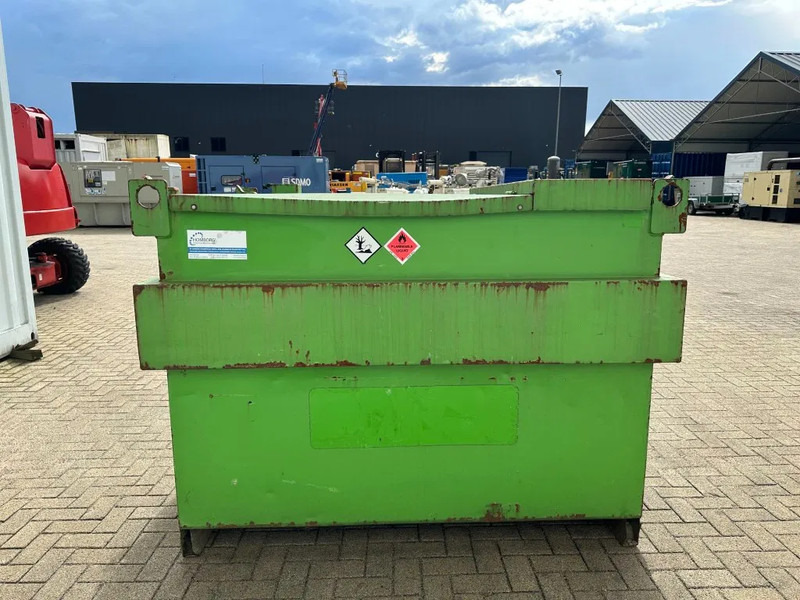 Kiwa IBC Steenbergen 2000 liter IBC Dieseltank met handpomp Milieutank - خزان تخزين: صور 5 Kiwa IBC Steenbergen 2000 liter IBC Dieseltank met handpomp Milieutank - خزان تخزين: صور 5