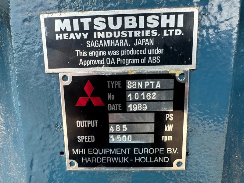 Mitsubishi S8NPTA 510 kVA generatorset as New ! 181 hours ! - مجموعة المولدات: صور 3 Mitsubishi S8NPTA 510 kVA generatorset as New ! 181 hours ! - مجموعة المولدات: صور 3