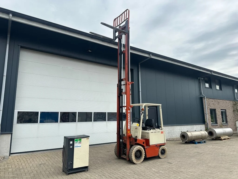 رافعة شوكية كهربائية Nissan 2.5 ton Duplex Elektra Heftruck 5 meter hefhoogte: صور 15