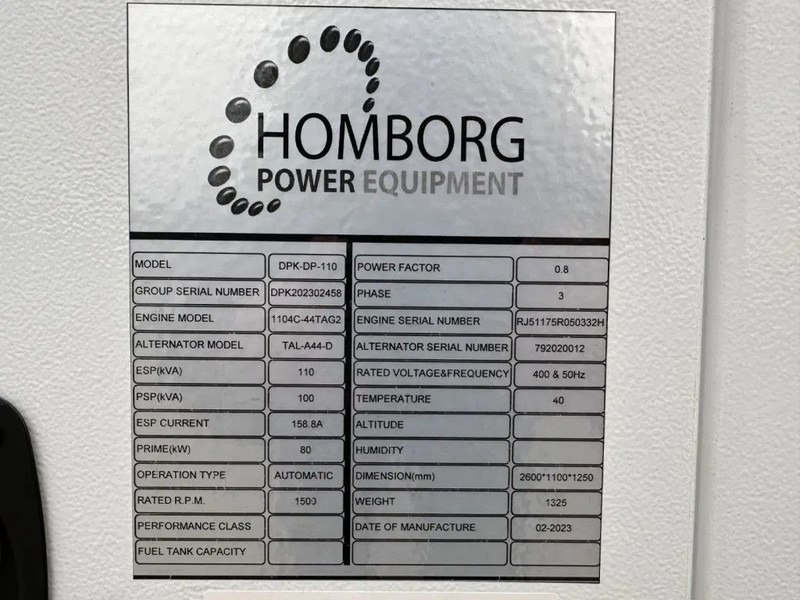 Perkins 1104C-44TAG2 Leroy Somer 110 kVA Silent generatorset LOADSHARING / SYNCHRONISING TO GRID - مجموعة المولدات: صور 5 Perkins 1104C-44TAG2 Leroy Somer 110 kVA Silent generatorset LOADSHARING / SYNCHRONISING TO GRID - مجموعة المولدات: صور 5