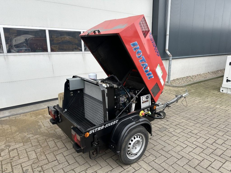 ضاغط الهواء Rotair MDVN 22 K Kubota 2000 L / min 6.5 Bar Mobiele Diesel Compressor as New !: صور 18