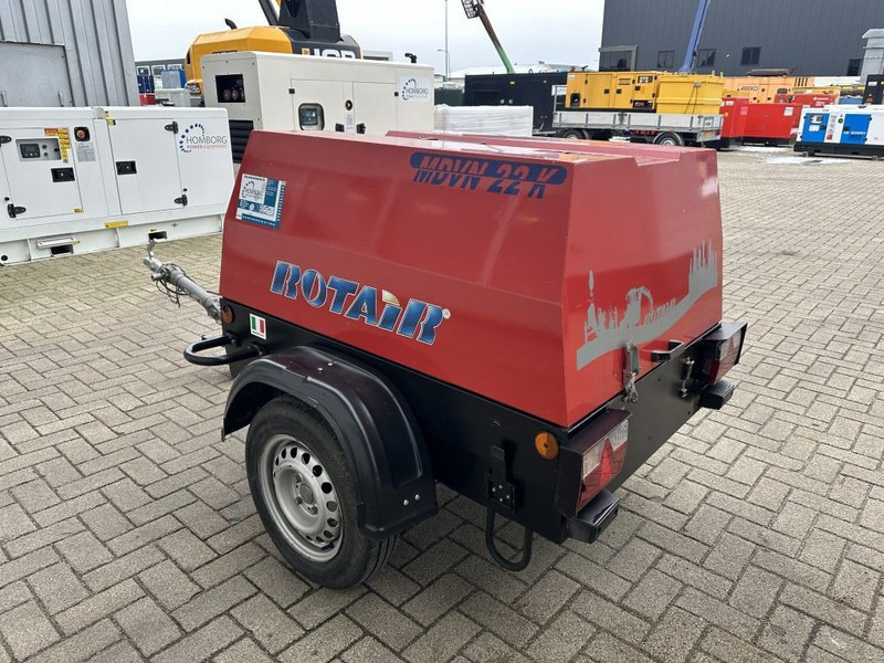 ضاغط الهواء Rotair MDVN 22 K Kubota 2000 L / min 6.5 Bar Mobiele Diesel Compressor as New !: صور 11