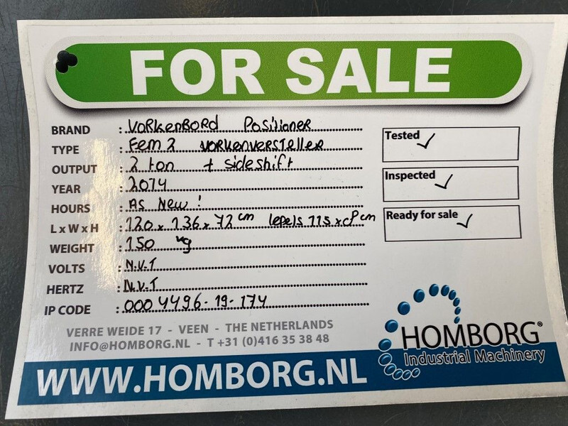 شوكات Still FEM2 Vorkenbord Positioner Vorkenversteller Sideshift: صور 12 شوكات Still FEM2 Vorkenbord Positioner Vorkenversteller Sideshift: صور 12
