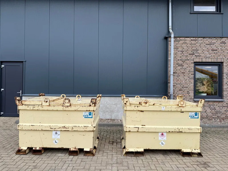 Tolsma Kiwa IBC 1150 liter Dieseltank Milieutank - حاوية شحن: صور 1 Tolsma Kiwa IBC 1150 liter Dieseltank Milieutank - حاوية شحن: صور 1