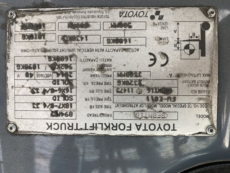 Toyota Traigo 16 Duplex Freelift Sideshift 1.6 ton Elektra Heftruck - رافعة شوكية كهربائية: صور 3 Toyota Traigo 16 Duplex Freelift Sideshift 1.6 ton Elektra Heftruck - رافعة شوكية كهربائية: صور 3