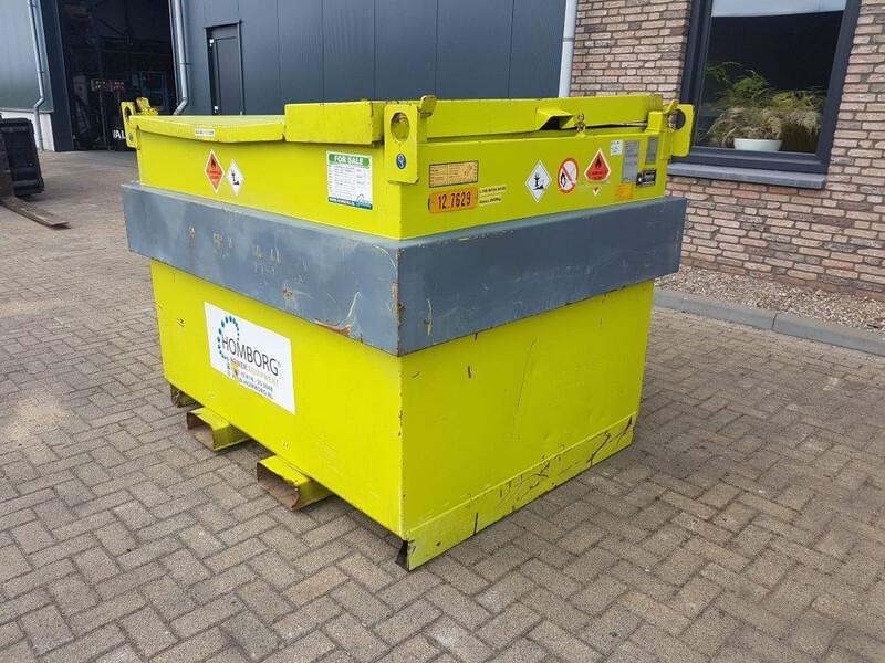 Dieseltank Steenbergen 2000 liter Kiwa IBC Dieseltank met handpomp - خزان تخزين: صور 2 Dieseltank Steenbergen 2000 liter Kiwa IBC Dieseltank met handpomp - خزان تخزين: صور 2