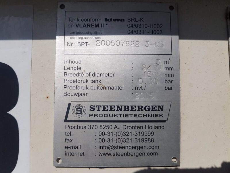 Dieseltank Steenbergen 3000 liter Kiwa IBC Dieseltank - خزان تخزين: صور 5 Dieseltank Steenbergen 3000 liter Kiwa IBC Dieseltank - خزان تخزين: صور 5