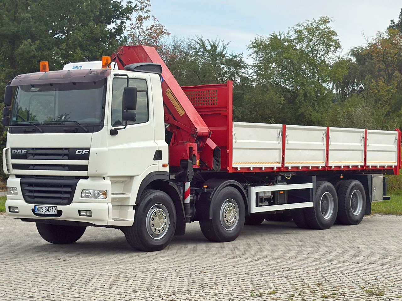 DAF CF 85.380 * HMF 2823 K6 (B3) + FUNK * 8x4 * TOP - قلابات, شاحنة كرين: صور 4 DAF CF 85.380 * HMF 2823 K6 (B3) + FUNK * 8x4 * TOP - قلابات, شاحنة كرين: صور 4