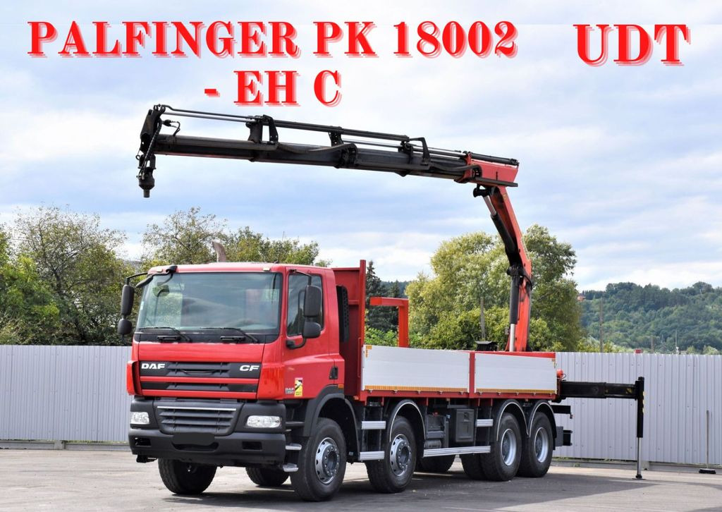 DAF CF 85.410 Pritsche 6,80m + KRAN / FUNK/8x4 DAF CF 85.410 Pritsche 6,80m + KRAN / FUNK/8x4 - شاحنة كرين: صور 1 DAF CF 85.410 Pritsche 6,80m + KRAN / FUNK/8x4 DAF CF 85.410 Pritsche 6,80m + KRAN / FUNK/8x4 - شاحنة كرين: صور 1