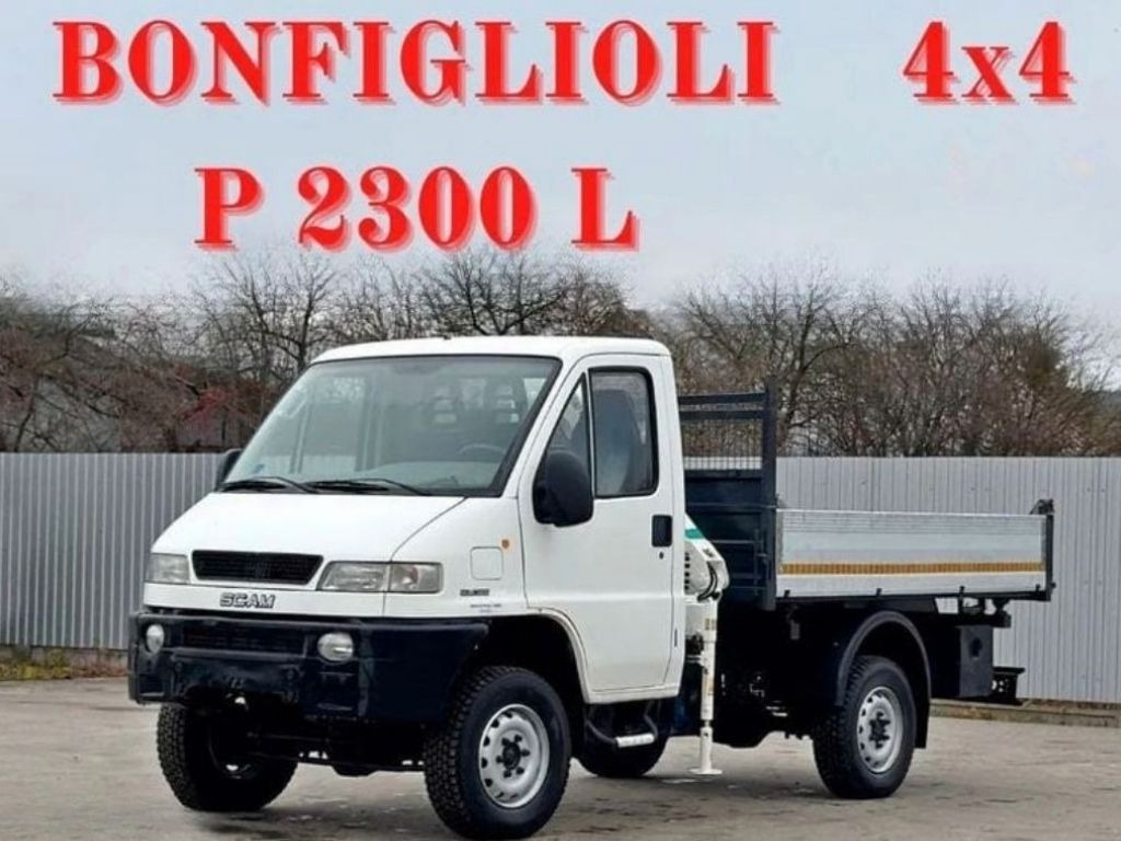 Iveco SCAM SM 35 *Pritsche 3,00m + KRAN - شاحنة كرين: صور 1 Iveco SCAM SM 35 *Pritsche 3,00m + KRAN - شاحنة كرين: صور 1