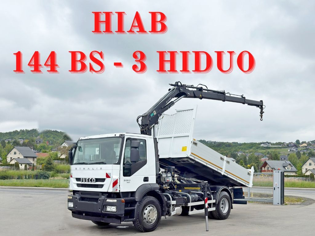 Iveco STRALIS 330 *HIAB 144 BS-3 HIDUO* TOPZUSTAND - قلابات, شاحنة كرين: صور 1 Iveco STRALIS 330 *HIAB 144 BS-3 HIDUO* TOPZUSTAND - قلابات, شاحنة كرين: صور 1