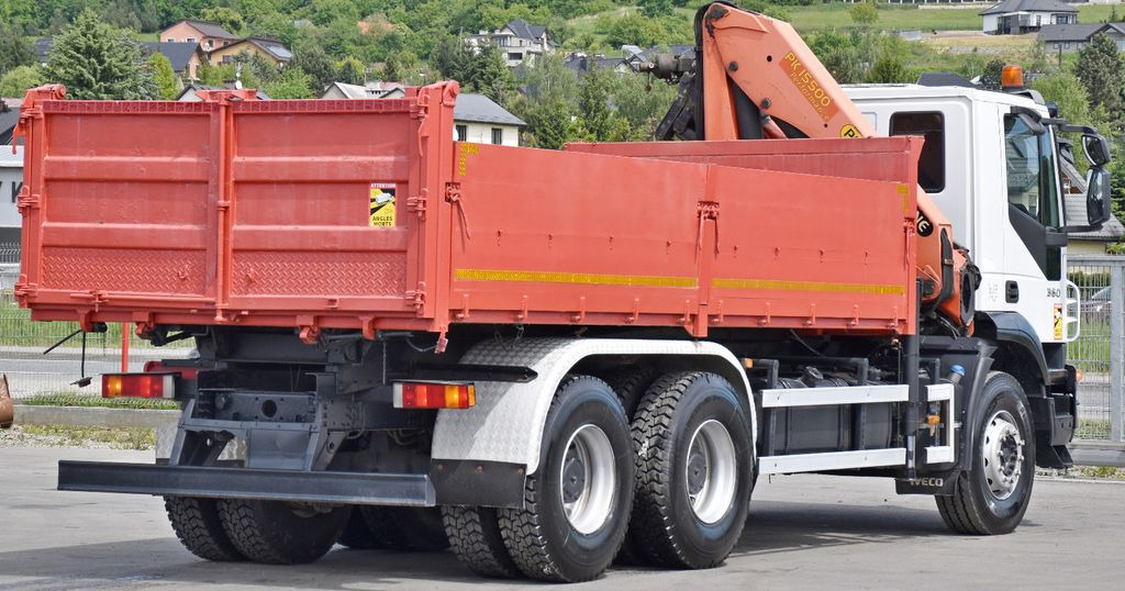 شاحنة كرين, قلابات Iveco TRAKKER 360 * Kipper 5,60m* KRAN /FUNK * 6x4: صور 6