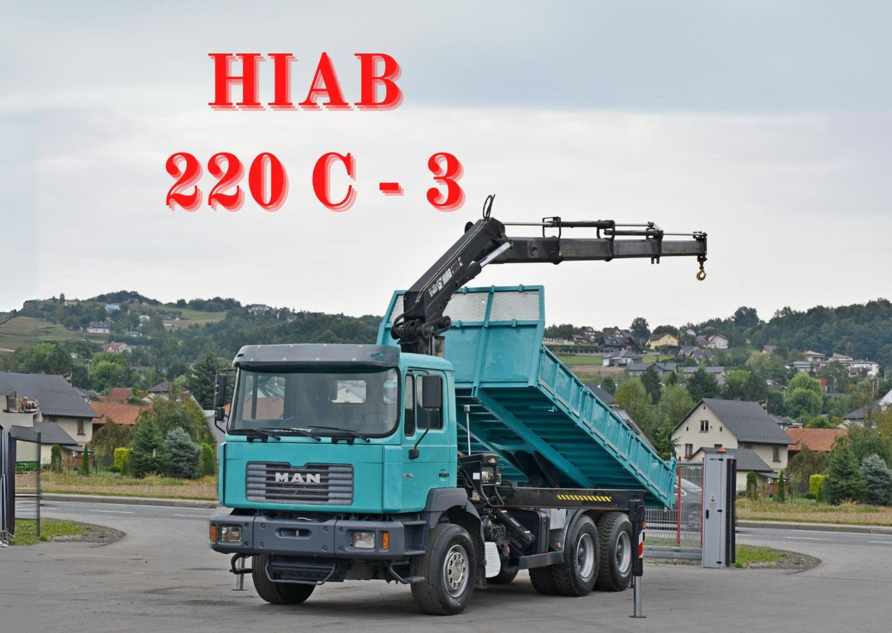 MAN 27-314 * HIAB 220 C - 3 + FUNK * 6x4 - قلابات, شاحنة كرين: صور 1 MAN 27-314 * HIAB 220 C - 3 + FUNK * 6x4 - قلابات, شاحنة كرين: صور 1