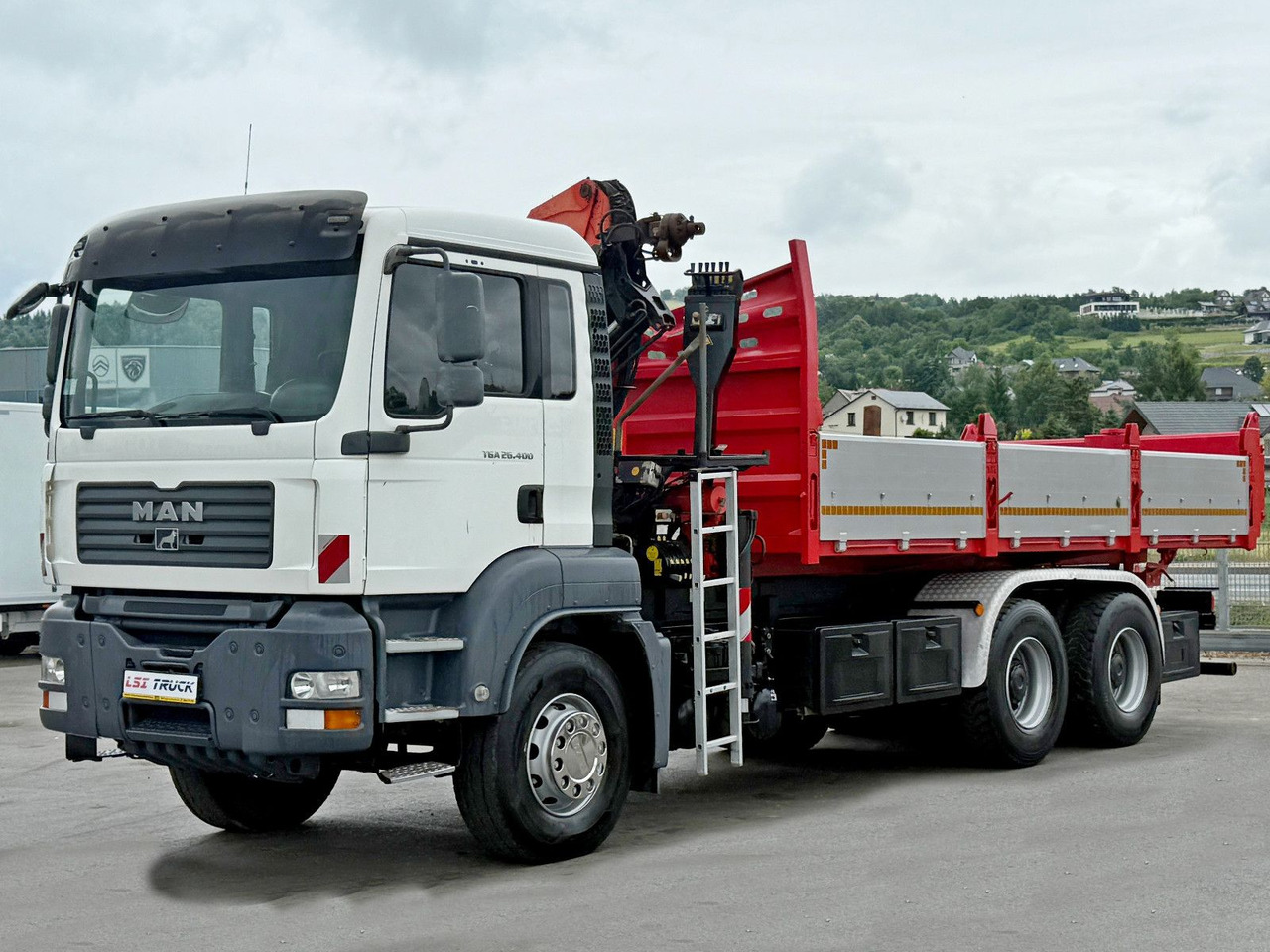 MAN TGA 26.400 * KIPPER 6,00m + PK 15500 * 6x4 * TOP - قلابات, شاحنة كرين: صور 4 MAN TGA 26.400 * KIPPER 6,00m + PK 15500 * 6x4 * TOP - قلابات, شاحنة كرين: صور 4