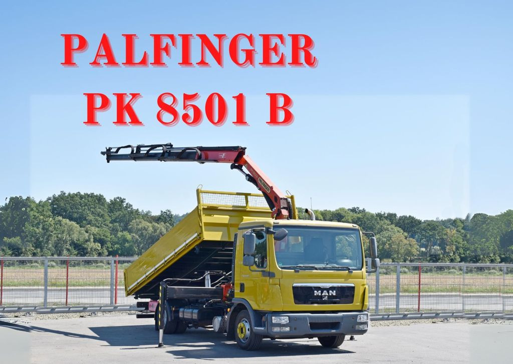 MAN TGL 12.220 Kipper 5,05 m + PK 8501 B *TOPZUSTAND - قلابات, شاحنة كرين: صور 1 MAN TGL 12.220 Kipper 5,05 m + PK 8501 B *TOPZUSTAND - قلابات, شاحنة كرين: صور 1