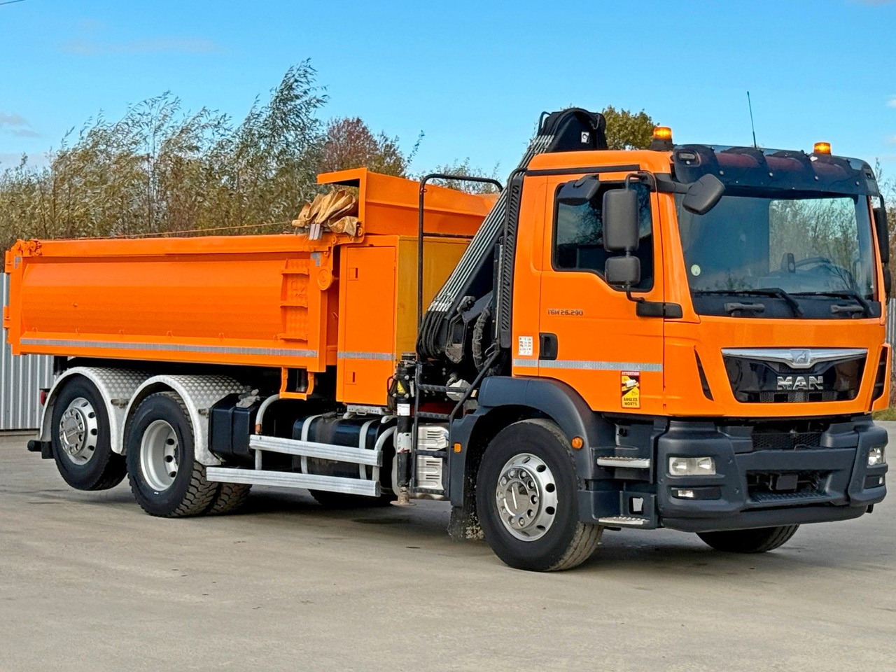 MAN TGM 26.290* KIPPER 4,60m*HIAB 111 B-3 HIDUO/FUNK - قلابات, شاحنة كرين: صور 3 MAN TGM 26.290* KIPPER 4,60m*HIAB 111 B-3 HIDUO/FUNK - قلابات, شاحنة كرين: صور 3