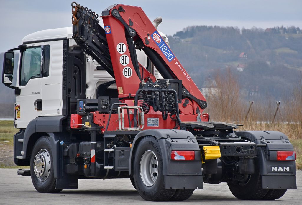 تأجير MAN TGS 18.500 Sattelzugmaschine + KRAN /FUNK  MAN TGS 18.500 Sattelzugmaschine + KRAN /FUNK: صور 7