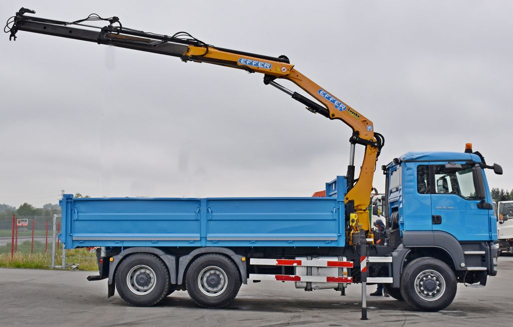 MAN TGS 26.360 Kipper 5,50m*EFFER 165.11/2S+FUNK*6x6 - شاحنة كرين, قلابات: صور 5 MAN TGS 26.360 Kipper 5,50m*EFFER 165.11/2S+FUNK*6x6 - شاحنة كرين, قلابات: صور 5