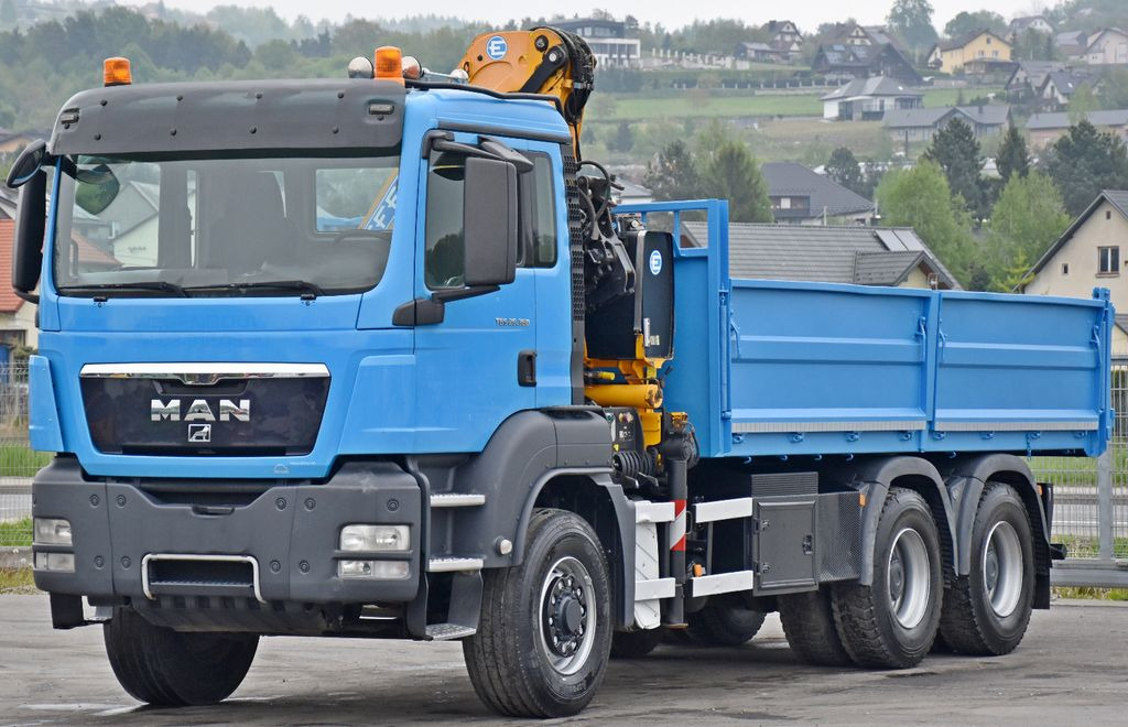 MAN TGS 26.360 Kipper 5,50m*EFFER 165.11/2S+FUNK*6x6 - شاحنة كرين, قلابات: صور 4 MAN TGS 26.360 Kipper 5,50m*EFFER 165.11/2S+FUNK*6x6 - شاحنة كرين, قلابات: صور 4