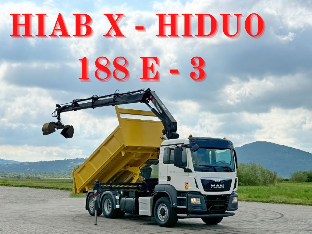 MAN TGS 26.400 * HIAB X-HIDUO 188 E-3 + FUNK * 6x4 - شاحنة كرين: صور 1 MAN TGS 26.400 * HIAB X-HIDUO 188 E-3 + FUNK * 6x4 - شاحنة كرين: صور 1