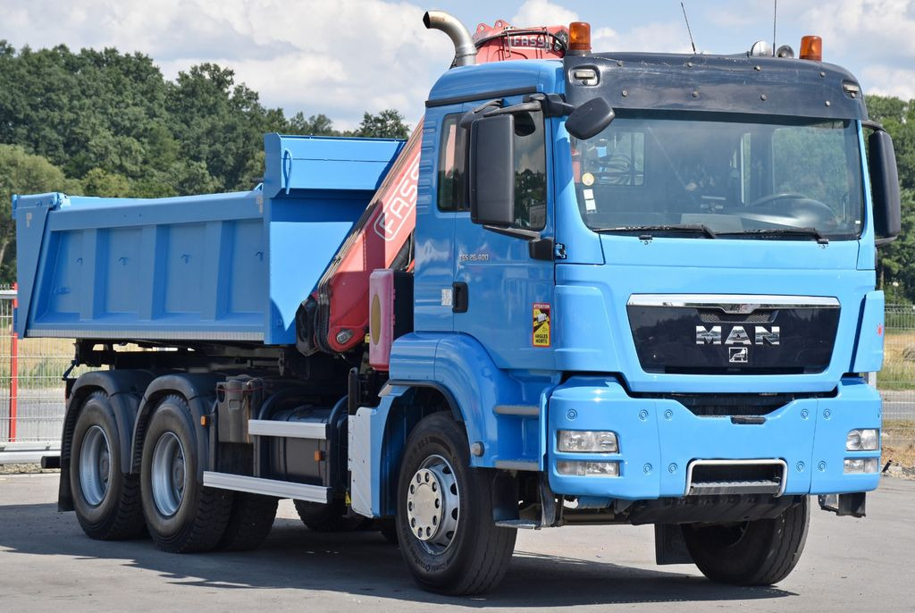 MAN TGS 26.400 Kipper 4,60m*PK F130A.22 + FUNK/6x4 - قلابات, شاحنة كرين: صور 4 MAN TGS 26.400 Kipper 4,60m*PK F130A.22 + FUNK/6x4 - قلابات, شاحنة كرين: صور 4