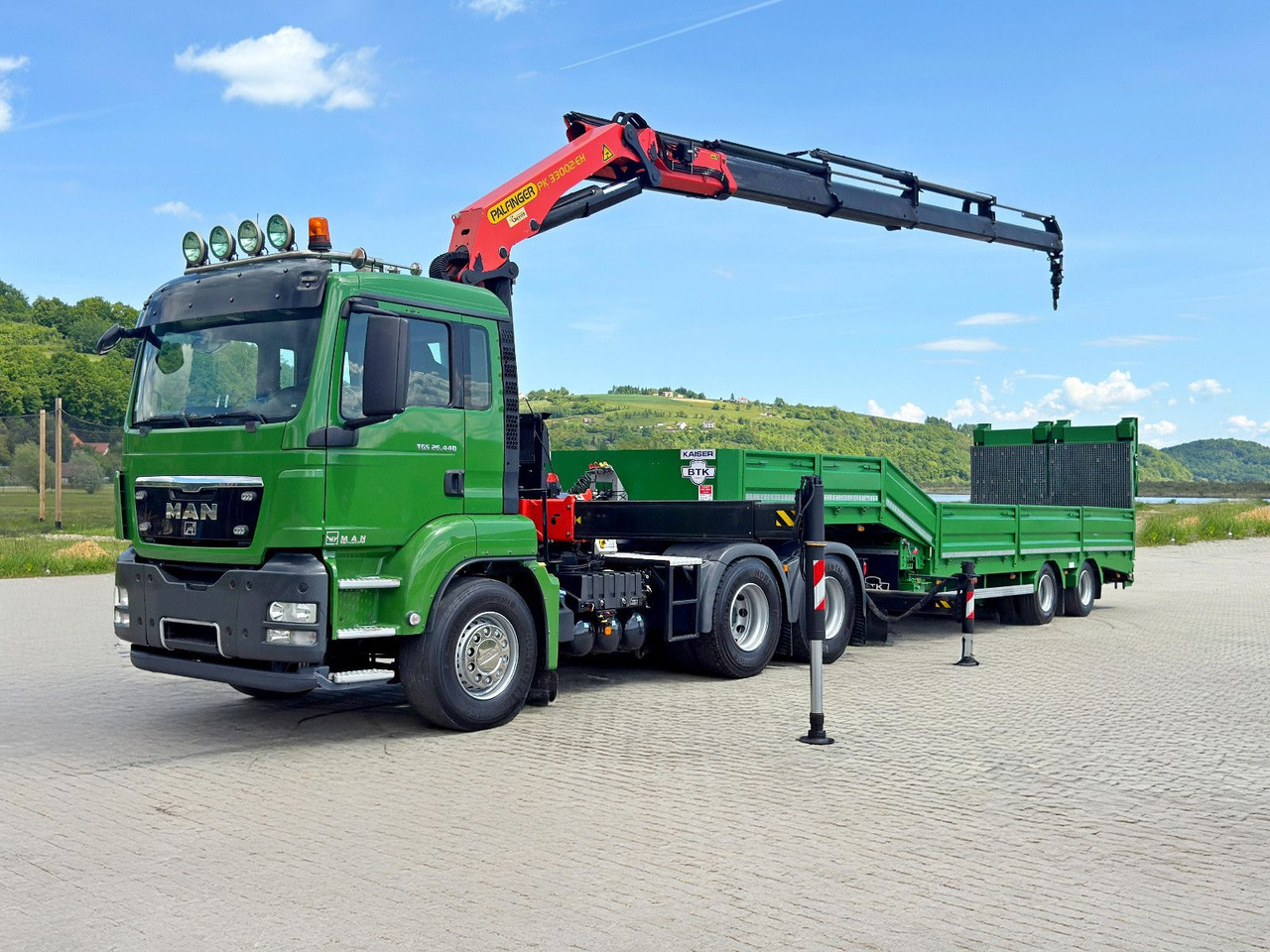 MAN TGS 26.440*Anhänger 10,35m + PK 33002-EH C/FUNK - شاحنة كرين: صور 2 MAN TGS 26.440*Anhänger 10,35m + PK 33002-EH C/FUNK - شاحنة كرين: صور 2