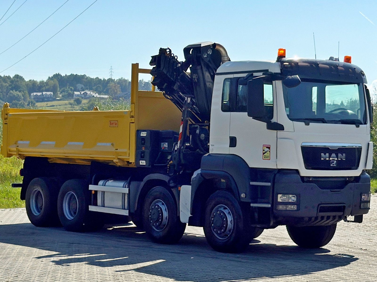 MAN TGS 32.510 * HIAB 288 EP - 5HIDUO/ FUNK * 8x8 - قلابات, شاحنة كرين: صور 4 MAN TGS 32.510 * HIAB 288 EP - 5HIDUO/ FUNK * 8x8 - قلابات, شاحنة كرين: صور 4