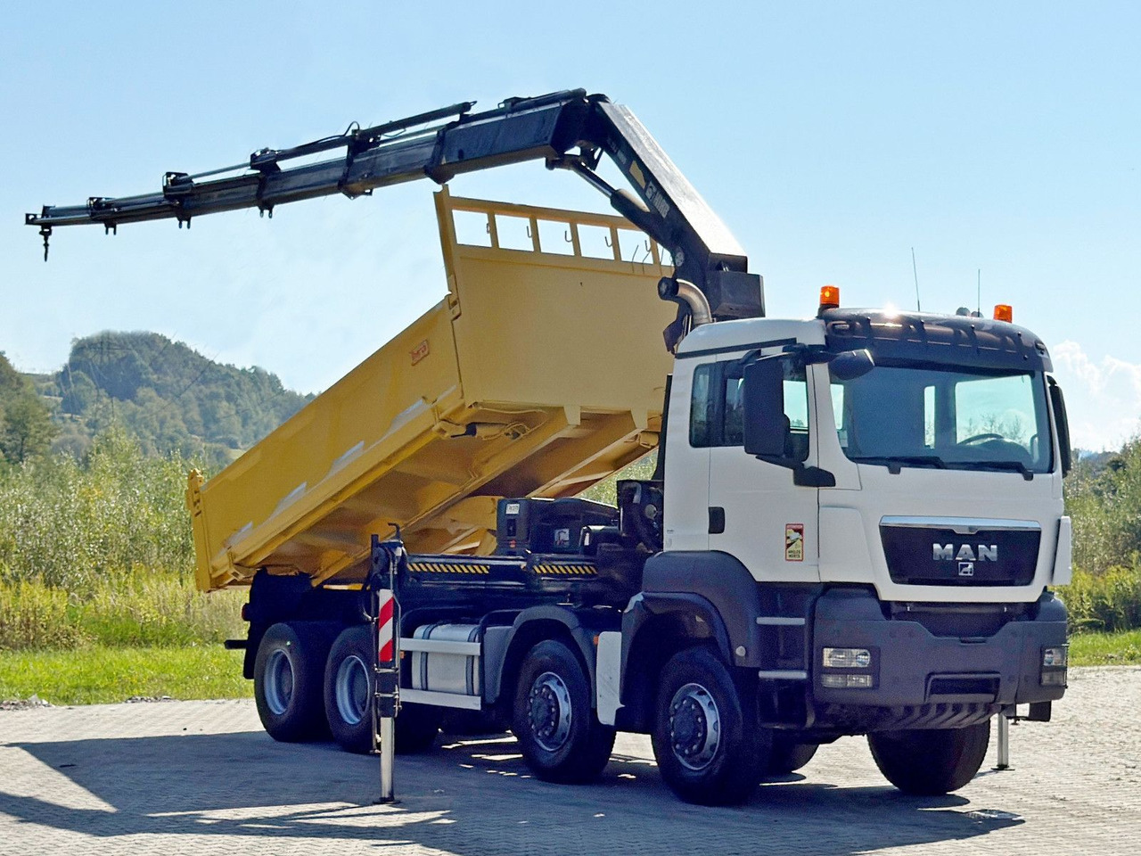 MAN TGS 32.510 * HIAB 288 EP - 5HIDUO/ FUNK * 8x8 - قلابات, شاحنة كرين: صور 2 MAN TGS 32.510 * HIAB 288 EP - 5HIDUO/ FUNK * 8x8 - قلابات, شاحنة كرين: صور 2