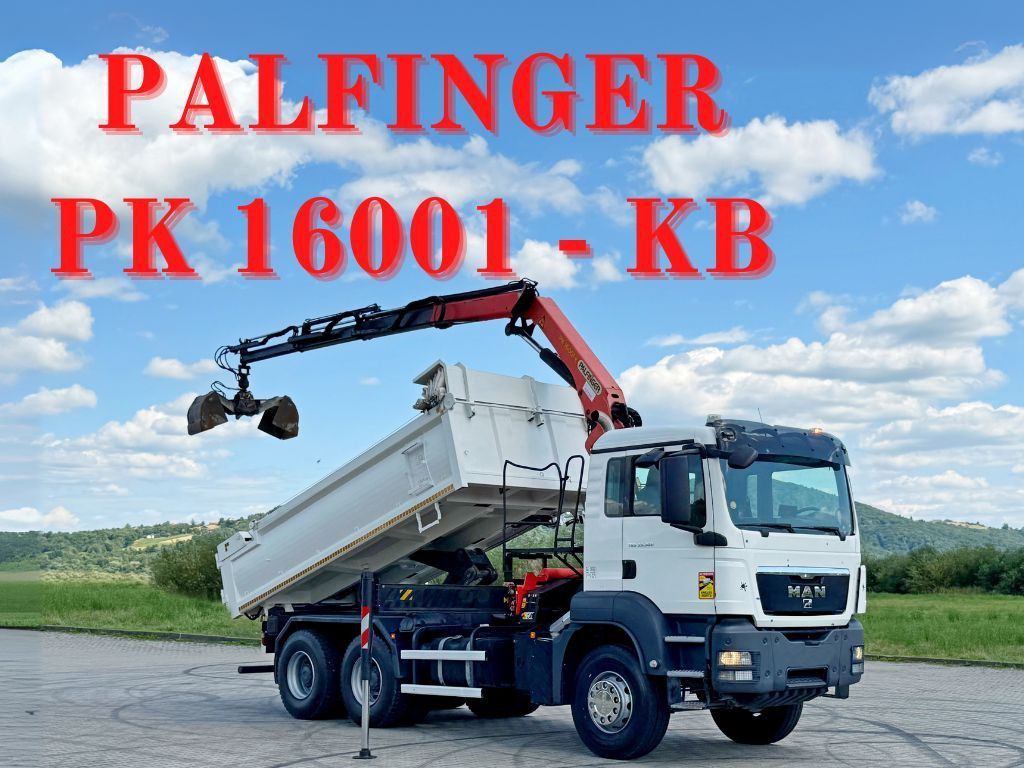 MAN TGS 33.360 * PK 16001 - KB + FUNK * 6x4 - شاحنة كرين: صور 1 MAN TGS 33.360 * PK 16001 - KB + FUNK * 6x4 - شاحنة كرين: صور 1