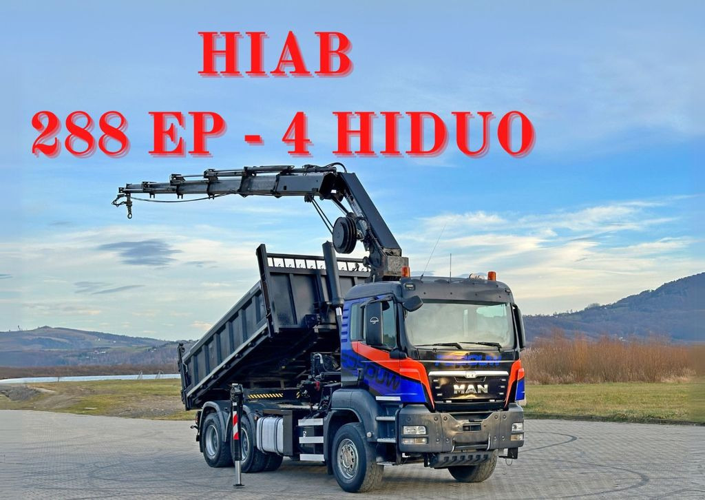 MAN TGS 33.480 * HIAB 288 EP - 4 HIDUO/ FUNK * 6x4 MAN TGS 33.480 * HIAB 288 EP - 4 HIDUO/ FUNK * 6x4 - قلابات, شاحنة كرين: صور 1 MAN TGS 33.480 * HIAB 288 EP - 4 HIDUO/ FUNK * 6x4 MAN TGS 33.480 * HIAB 288 EP - 4 HIDUO/ FUNK * 6x4 - قلابات, شاحنة كرين: صور 1