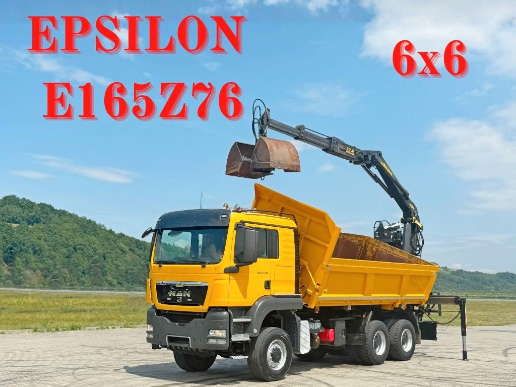 MAN TGS 33.480*KIPPER 5,10m * EPSILON E165Z76* 6x6 MAN TGS 33.480*KIPPER 5,10m * EPSILON E165Z76* 6x6 - شاحنة كرين, قلابات: صور 1 MAN TGS 33.480*KIPPER 5,10m * EPSILON E165Z76* 6x6 MAN TGS 33.480*KIPPER 5,10m * EPSILON E165Z76* 6x6 - شاحنة كرين, قلابات: صور 1