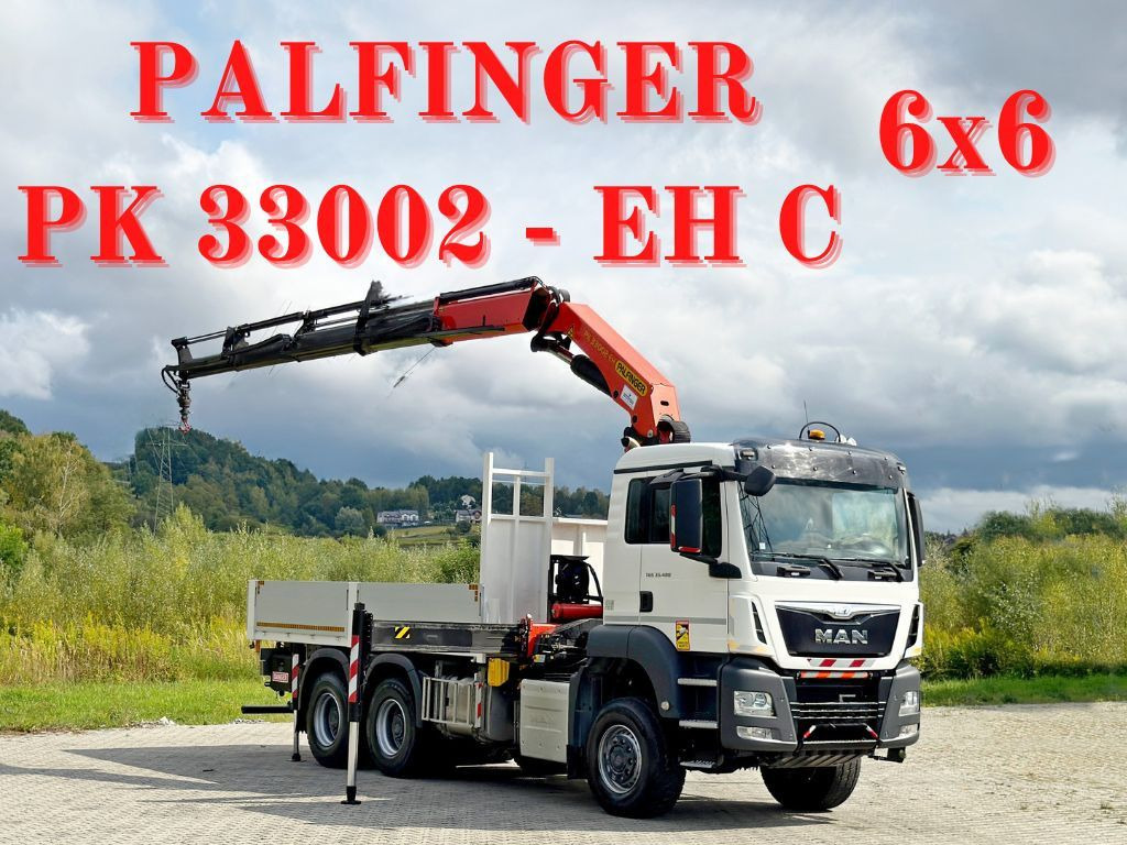 MAN TGS 33.480 * PK 33002-EH C + FUNK/6x6 * TOP - شاحنة كرين: صور 1 MAN TGS 33.480 * PK 33002-EH C + FUNK/6x6 * TOP - شاحنة كرين: صور 1