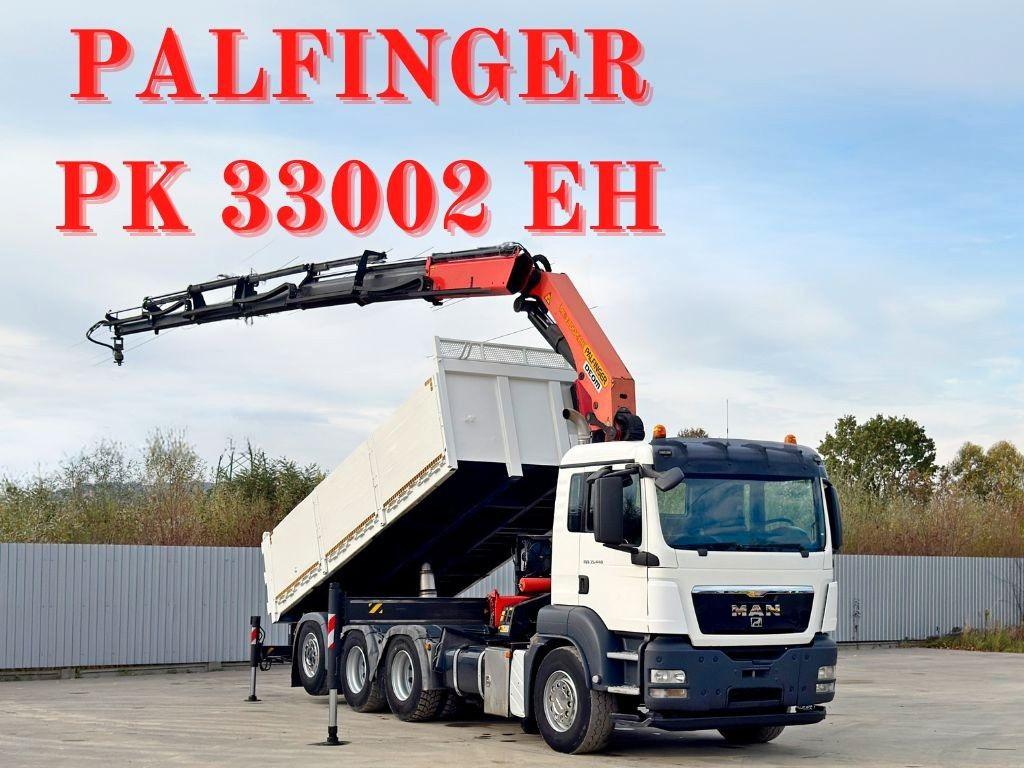 MAN TGS 35.440 * PALFINGER PK 33002 EH +FUNK / 8x4 - شاحنة كرين: صور 1 MAN TGS 35.440 * PALFINGER PK 33002 EH +FUNK / 8x4 - شاحنة كرين: صور 1