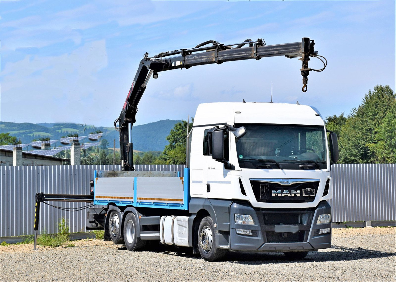 MAN TGX 26.440 Pritsche 6,20 m+HIAB 122 HIDUO/FUNK - شاحنة كرين: صور 2 MAN TGX 26.440 Pritsche 6,20 m+HIAB 122 HIDUO/FUNK - شاحنة كرين: صور 2