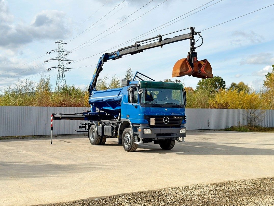 Mercedes-Benz ACTROS 1841 * PK 10501 + FUNK * TOP * 4x4 - قلابات, شاحنة كرين: صور 2 Mercedes-Benz ACTROS 1841 * PK 10501 + FUNK * TOP * 4x4 - قلابات, شاحنة كرين: صور 2