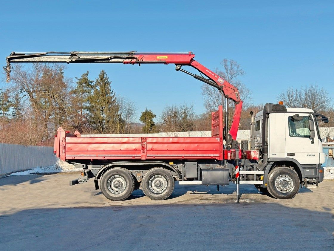 Mercedes-Benz ACTROS 2636* KIPPER 5,25 + BORDMATIC / 6x4 - شاحنة كرين: صور 4 Mercedes-Benz ACTROS 2636* KIPPER 5,25 + BORDMATIC / 6x4 - شاحنة كرين: صور 4