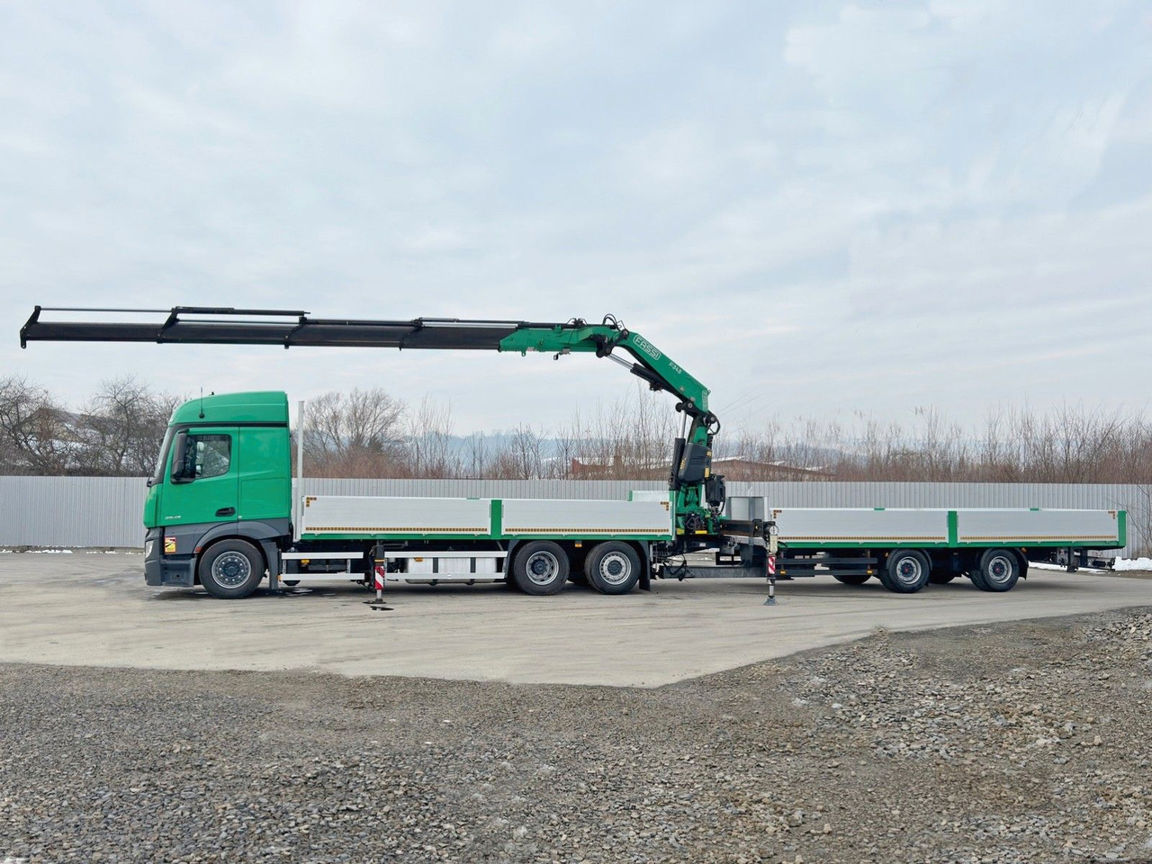 Mercedes-Benz ACTROS 2645 * FASSI F345.24 + FUNK + Anhänger - شاحنة كرين: صور 5 Mercedes-Benz ACTROS 2645 * FASSI F345.24 + FUNK + Anhänger - شاحنة كرين: صور 5