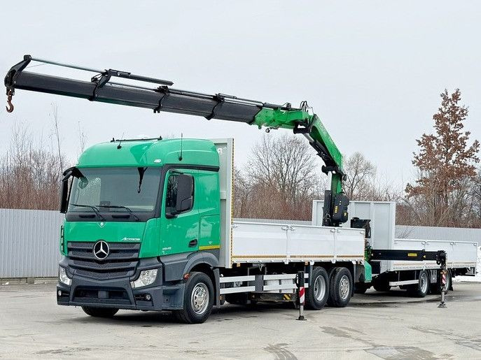 Mercedes-Benz ACTROS 2645 * FASSI F345.24 XE + FUNK + Anhänger - شاحنة كرين: صور 2 Mercedes-Benz ACTROS 2645 * FASSI F345.24 XE + FUNK + Anhänger - شاحنة كرين: صور 2